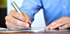 person-writing